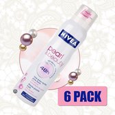 Nivea Deodorant Pearl and Beauty 150ml - 6 Pack Voordeelverpakking