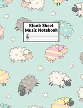 Blank Sheet Music Notebook