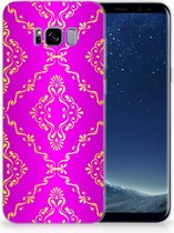 Samsung Galaxy S8 Plus TPU siliconen Hoesje Barok Roze