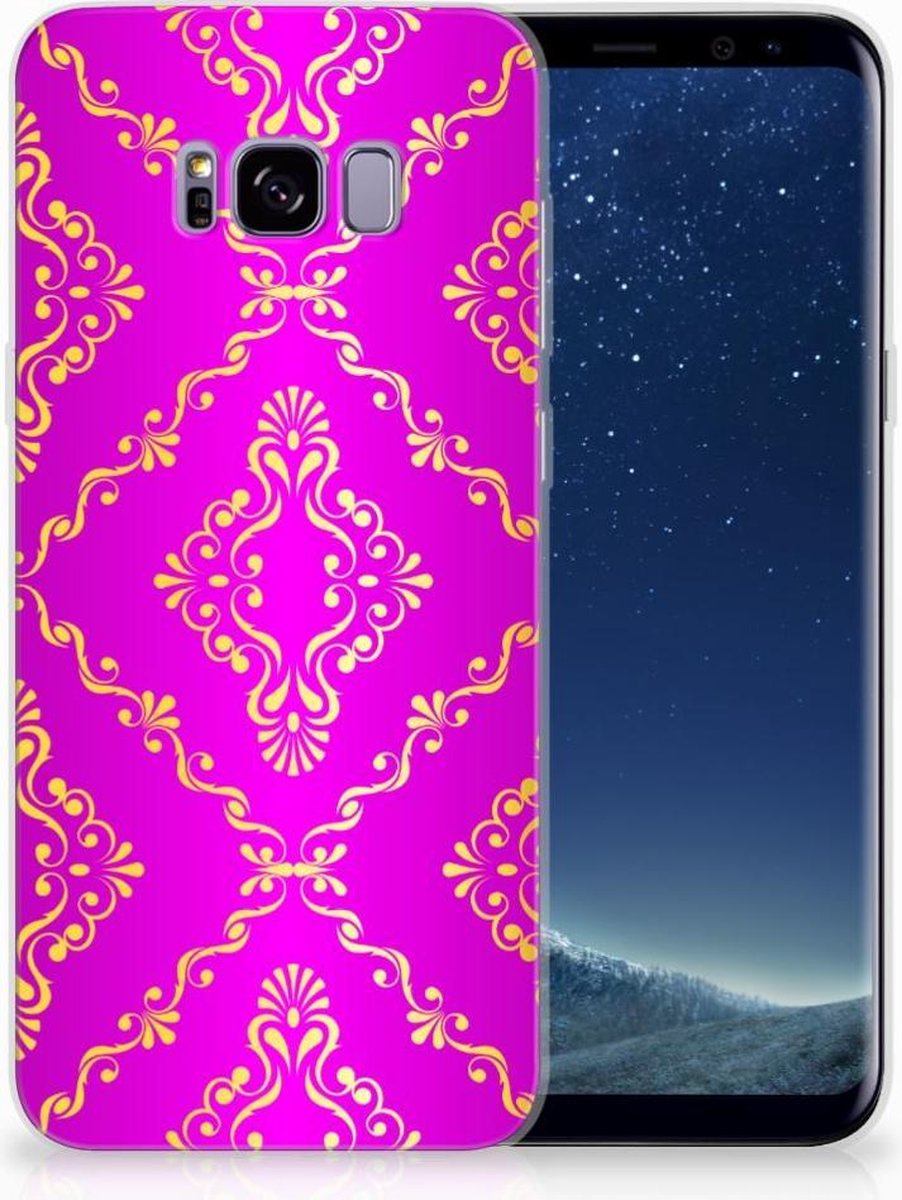 Siliconen Hoesje Samsung Galaxy S8 Plus Barok Roze