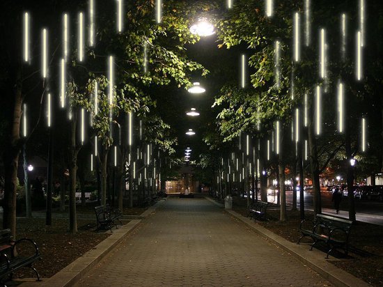 LED verlichting - lichtgordijn - warm wit - druppel regen | bol.com