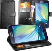 Wallet bookcase hoesje voor Samsung Galaxy A5 - SM-A500F -Zwart