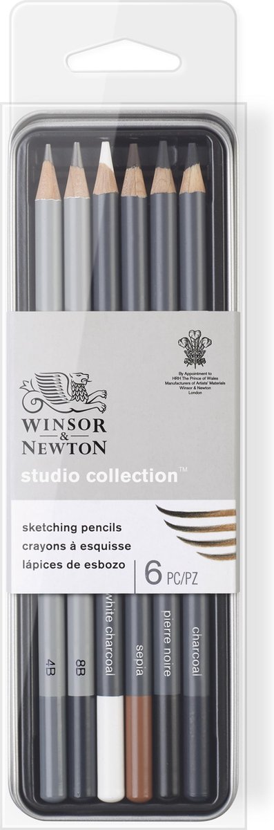 Winsor & Newton Studio Collection 6 Schetspotloden