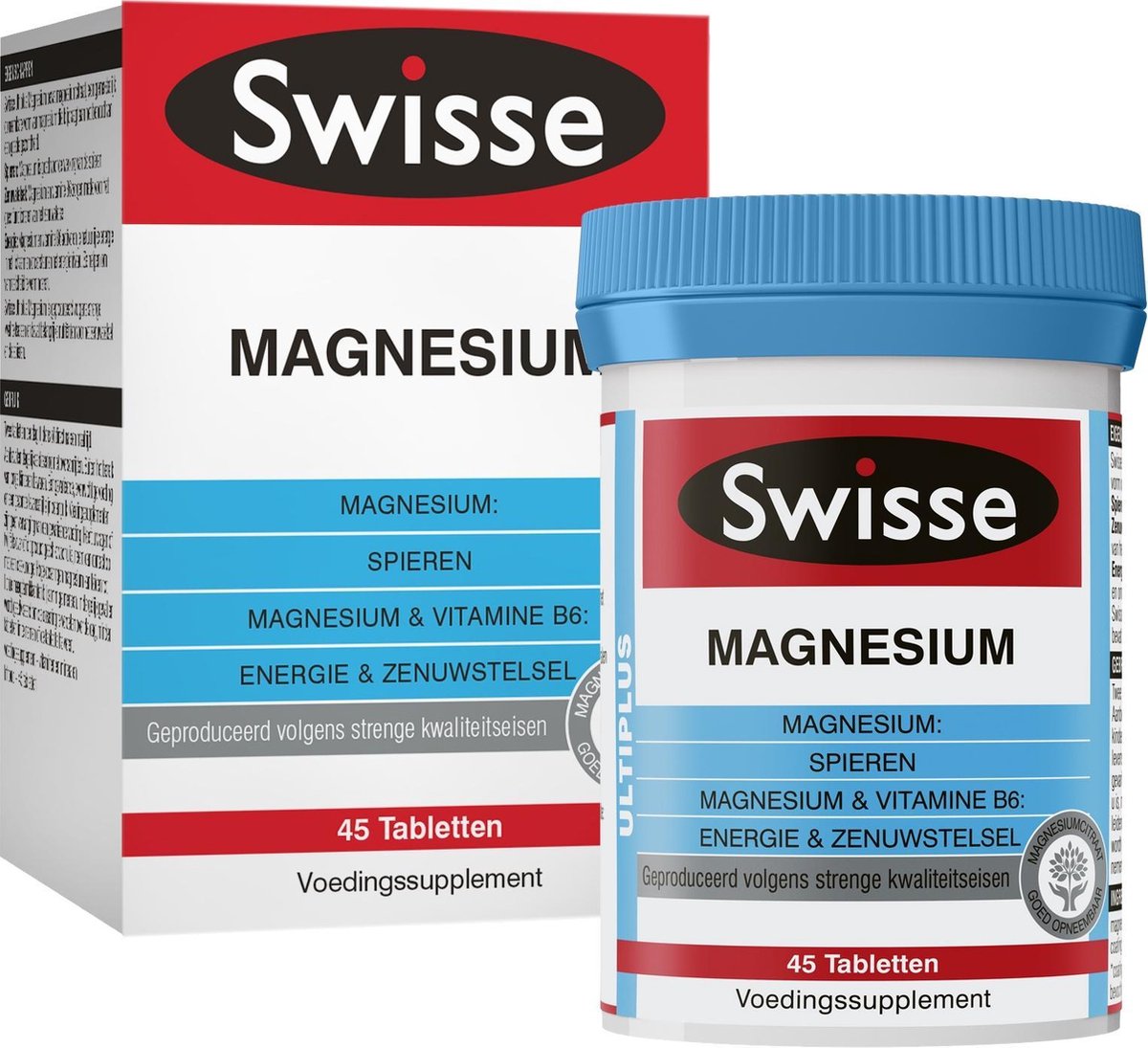 Swisse Magnesium Voedingssupplement 45 tabletten Energie