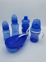 B-Baby flessenpakket, 5-delig, blauw