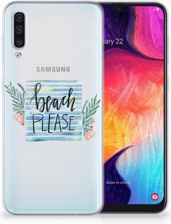 Coque Smartphone pour Samsung Galaxy A50 Coque Boho Beach