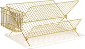 Dish rack gold plated