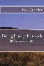 Doing Insider Research in Universities