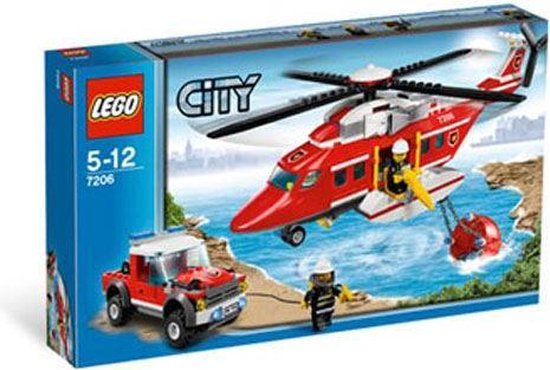 LEGO City Brandweerhelikopter - 7206 | bol.com