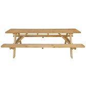 XXL Picknicktafel Tuintafel 8 persoons De Luxe 240cm lang