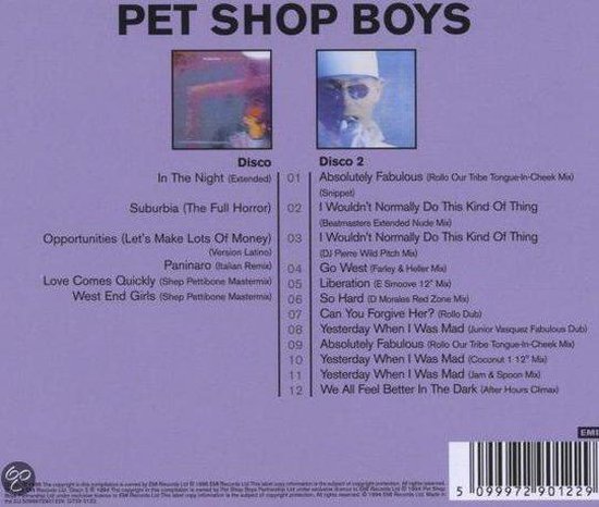Disco/Disco 2 - Pet Shop Boys