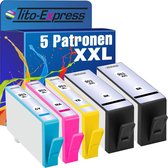 PlatinumSerie 5x inkt cartridge alternatief voor HP 903XXL 903 XXL HPOfficeJet Pro 6860 6868 6950 6950 6960 6968 6970 6975 6978