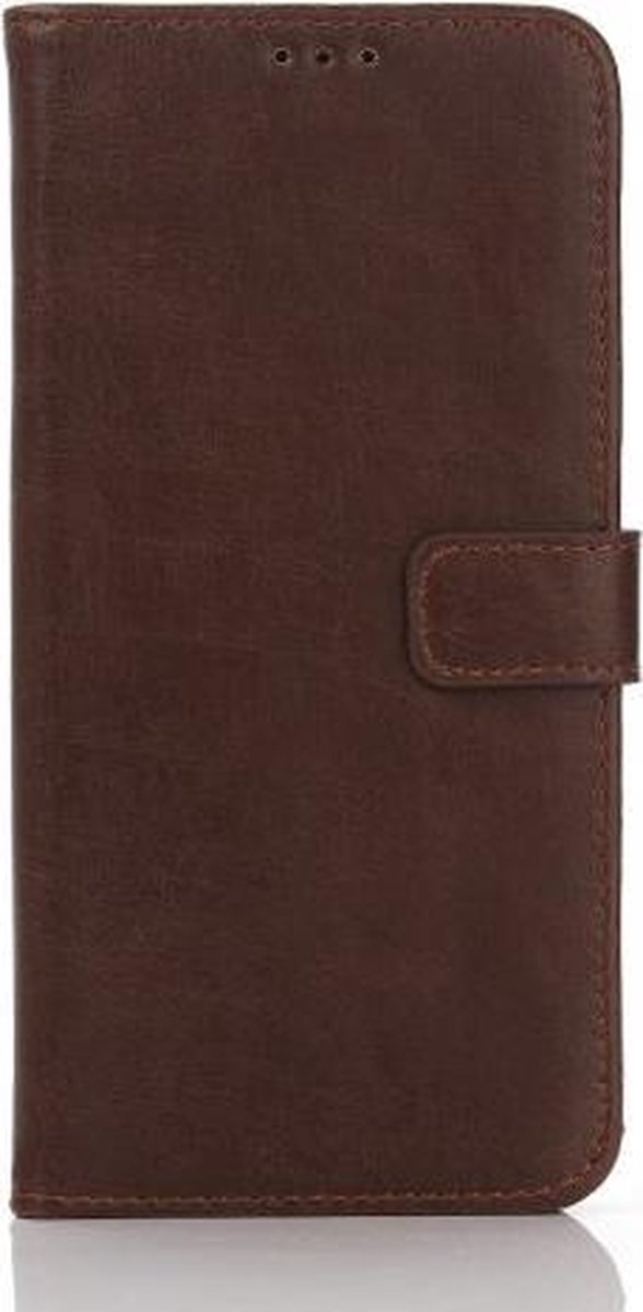 Vintage book cover wallet hoesje Geschikt voor: Samsung Galaxy S7 Edge Coffee