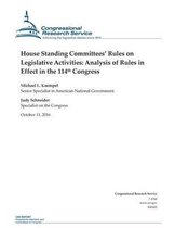 House Standing Committees' Rules on Legislative Activities