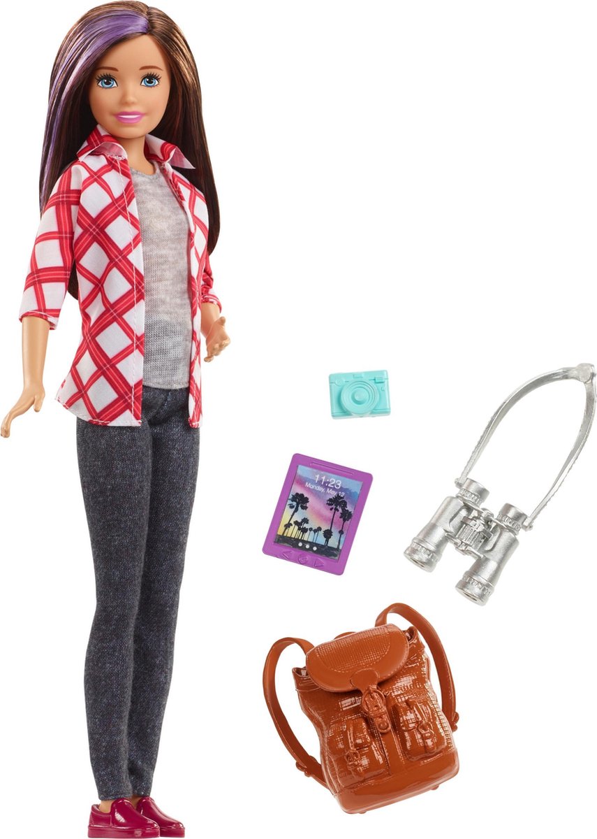 Sortie Majestueus gezantschap Barbie Travel Skipper - Barbiepop | bol.com