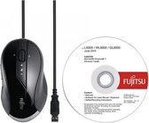 Fujitsu GL9000 muis USB Laser 1600 DPI Zwart