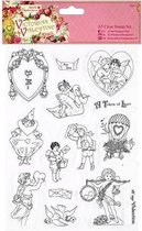 A5 Clear Stamps Set (14pcs) - Victorian Valentine