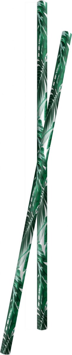 Party Stars Drinkrietjes Tropische Print 12 Stuks
