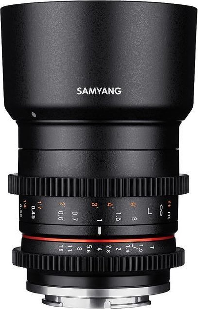 Samyang 35mm T1.3 cine ED AS UMC CS Canon Systeemcamera
