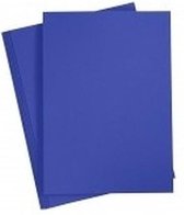 A4 hobby karton blauw 180 grams 1x