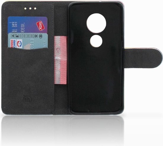 Coque pour Motorola Moto G7 Play Coque Téléphone Couleur Polygon