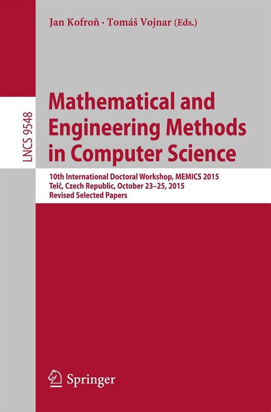 Springer Nature Proceedings Computer Science - Mathematical  ... - cover