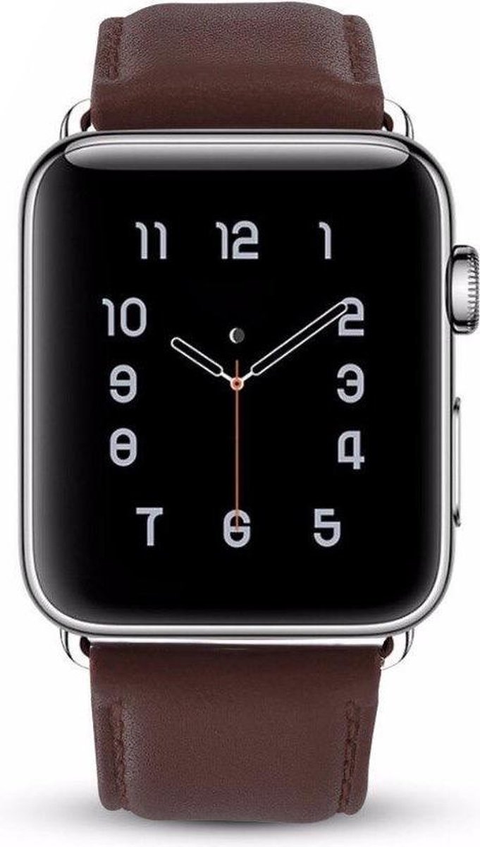 Leren Bandje - Bruin - Geschikt voor Apple Watch  - 38/40mm