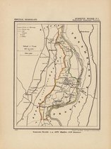 Historische kaart, plattegrond van gemeente Heerde ( Veessen) in Gelderland uit 1867 door Kuyper van Kaartcadeau.com