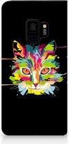 Smart cover Geschikt voor Samsung Galaxy S9 Cat Color