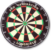 Longfield Dartboard 3RD Generation - Sisal - Jeu de fléchettes
