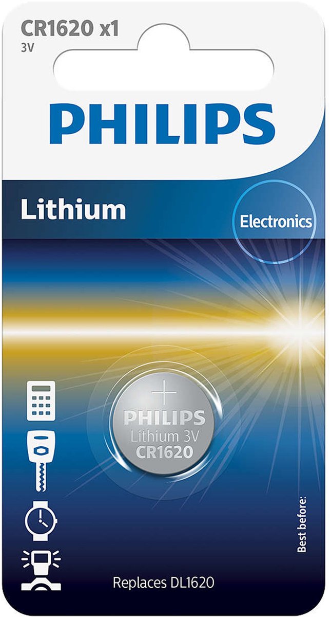Philips CR1620/00B Minicel Lithium