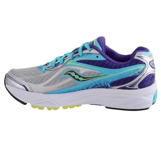 Saucony PowerGrid Ride 8 Hardloopschoenen - Maat 41 - Vrouwen -  zilver/paars/blauw | bol.com