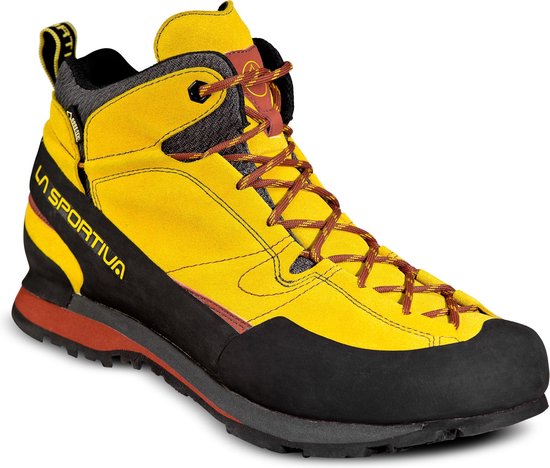 Ellendig kam Nuchter La Sportiva Boulder X Mid GTX approach schoenen Heren geel/grijs Maat 43,5  | bol.com