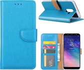 Xssive Hoesje Voor Samsung Galaxy J8 J810 - Book Case - Turquoise