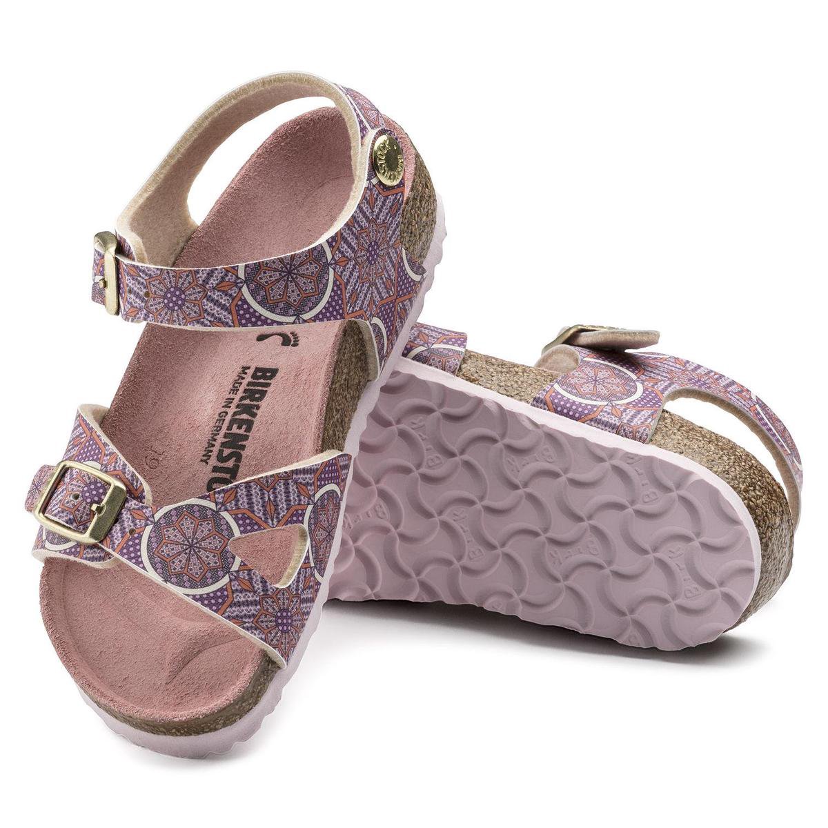 Birkenstock Rio Oriental Tiles rose Roze