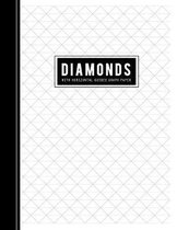 Diamonds with Horizontal Guides Graph Paper