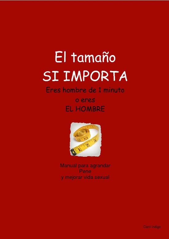 El tamaño SI IMPORTA - cover