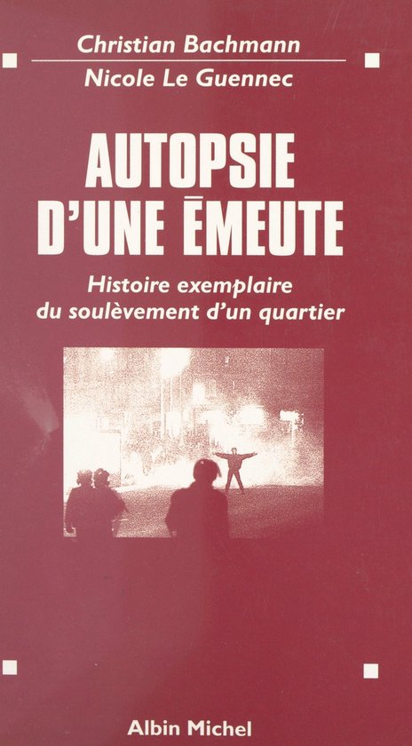 Autopsie d'une émeute - cover