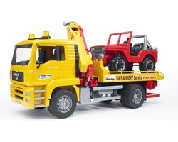 foto van Bruder Man TGA Takelwagen