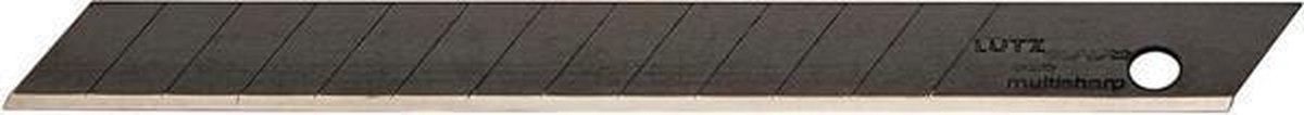 Afbreekmes black 9mm, 10st. Lutz