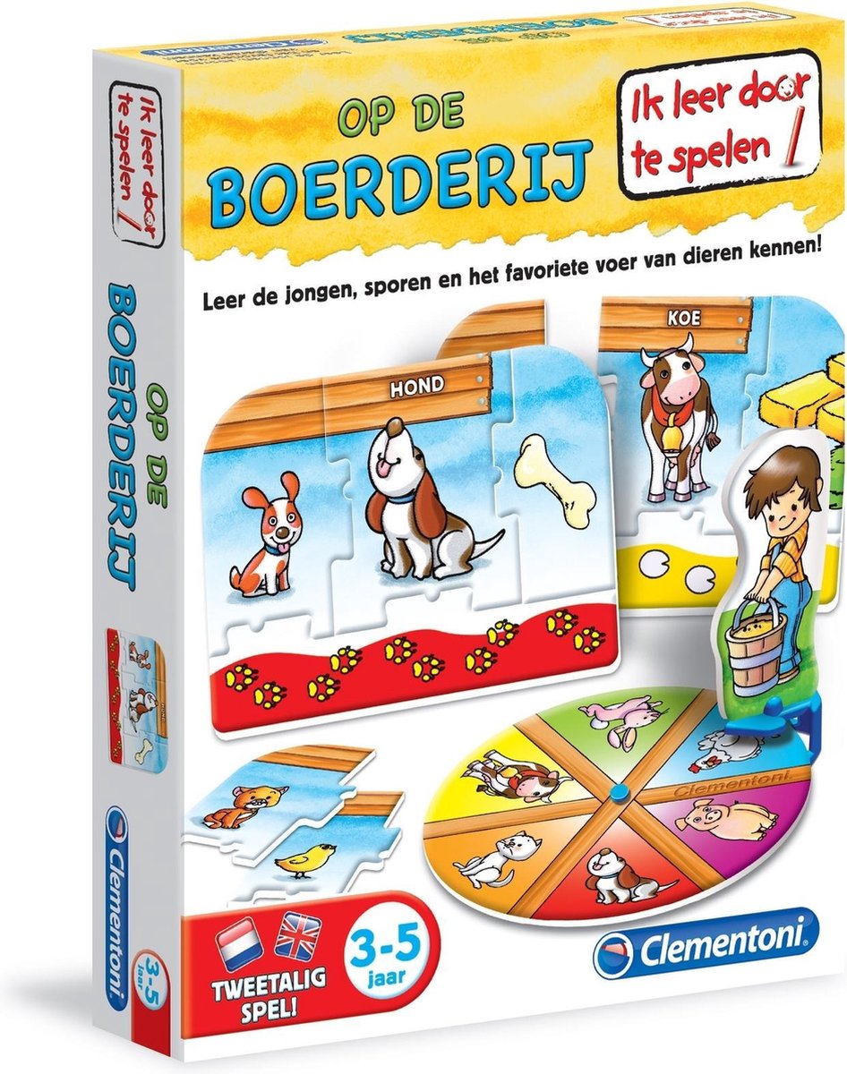 Wedstrijd droefheid Diplomaat Leerspel Op De Boerderij 3-5 | Games | bol.com