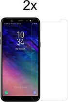 Samsung A6 2018 Screenprotector - Beschermglas Samsung Galaxy A6 2018 Screen Protector Glas - 2 stuks