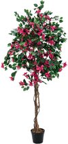 Europalms Plante d'intérieur artificielle - Bougainvillier - rouge - 150cm - arbre artificiel