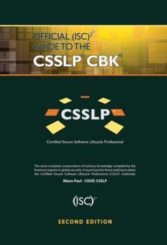 Official 2 Guide To The CSSLP CBK - cover