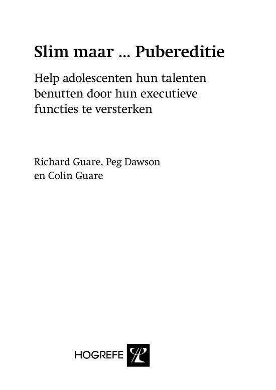 Titelpagina van het boek Slim maar... Pubereditie met auteursnamen.