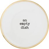 Bitossi Home Funky Table Ontbijtbord - An Empty Dish -  Ø 22 cm - Keramiek