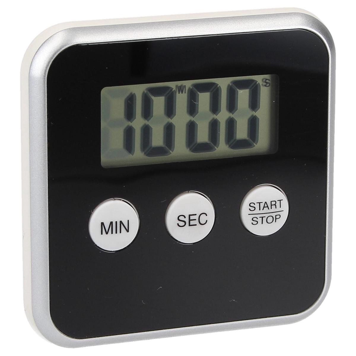 Kleine digitale timer met magnetische achterkant, groot display Kleine digitale timer met magnetische achterkant, groot display