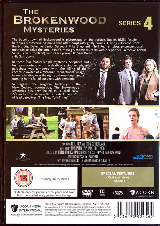 The Brokenwood Mysteries - Seizoen 4 [DVD] (Dvd) | Dvd's | bol.com