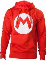 Nintendo - Red Hoodie with M Logo in Front - Maat S