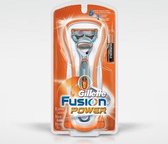 Gillette Fusion Power Scheerapparaat met scheerblad Trimmer Multi kleuren, Oranje scheerapparaat